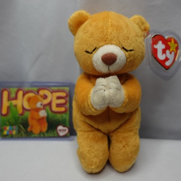 Ty Toys Vintage Ty Beanie Babies Hope Bear Style 423 Poshmark